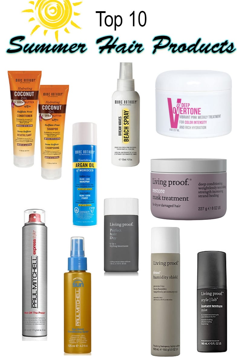 Top 10 Summer Hair Products