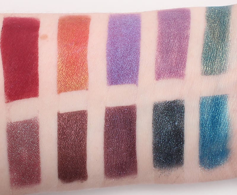 My Pretty Zombie Duochrome Eyeshadows Swatches and Review
