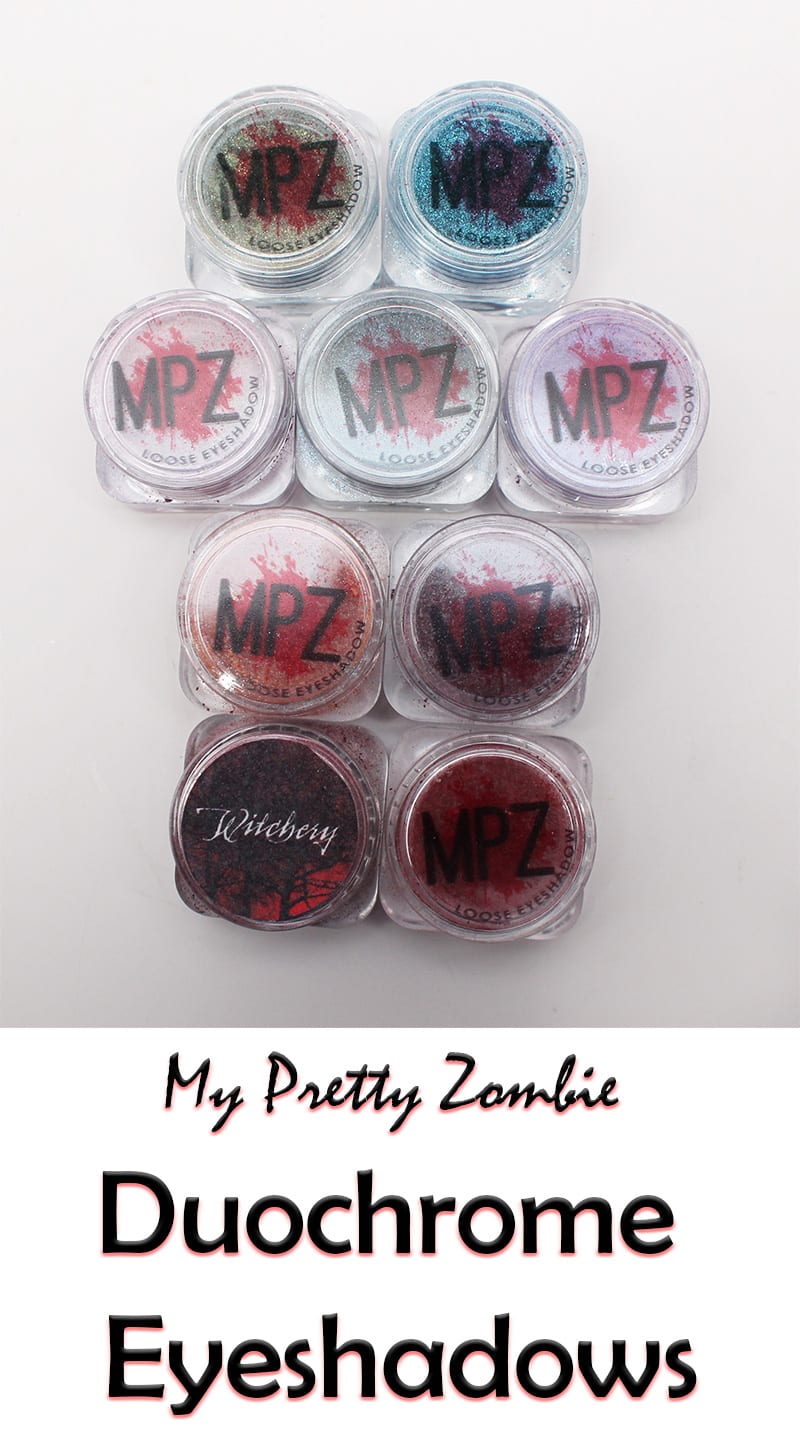 My Pretty Zombie Duochrome Eyeshadows Swatches and Review