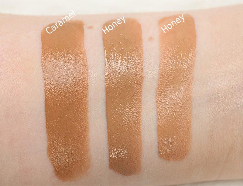 Too Faced Born This Way Foundation Swatches