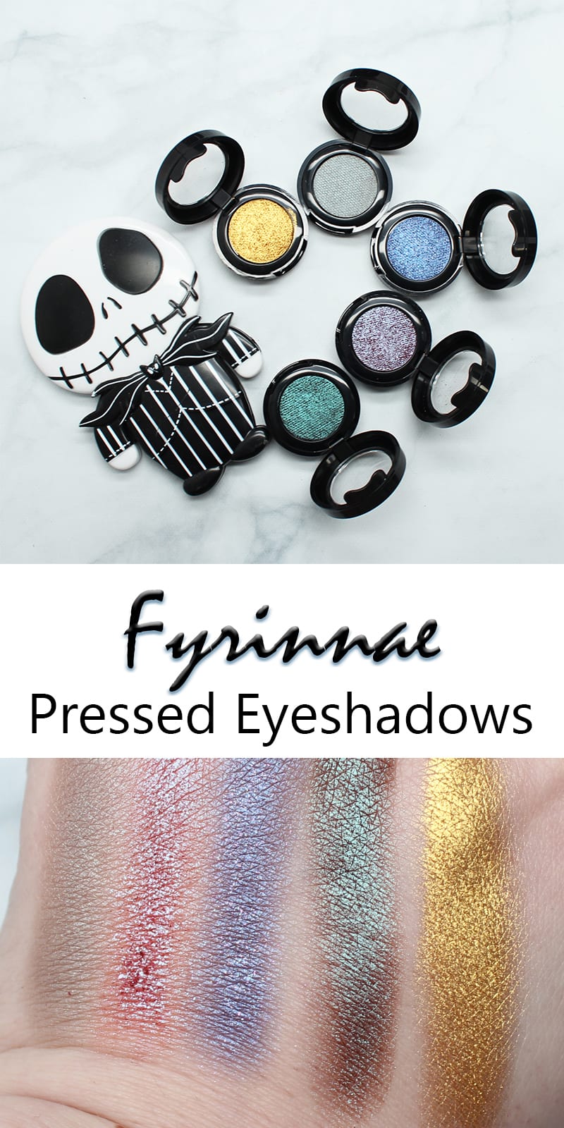 Fyrinnae Pressed Eyeshadows Review and Swatches by Phyrra.net