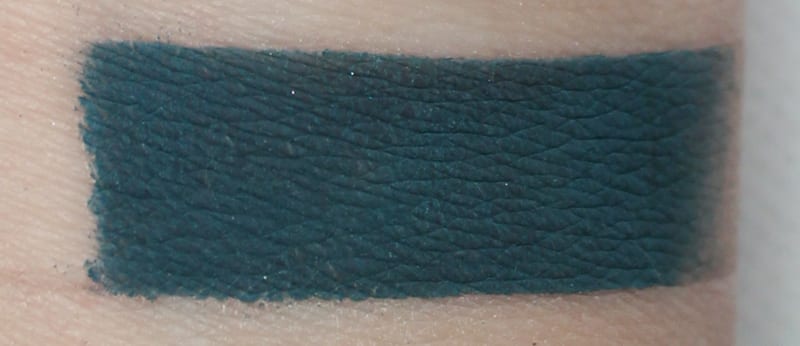 Makeup Geek Teal Palette Peacock Swatch