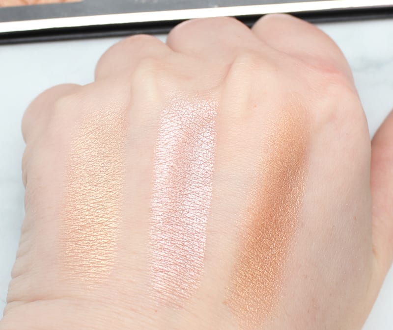 Makeup Geek Kathleen Lights Highlighter Palette Swatches and Looks