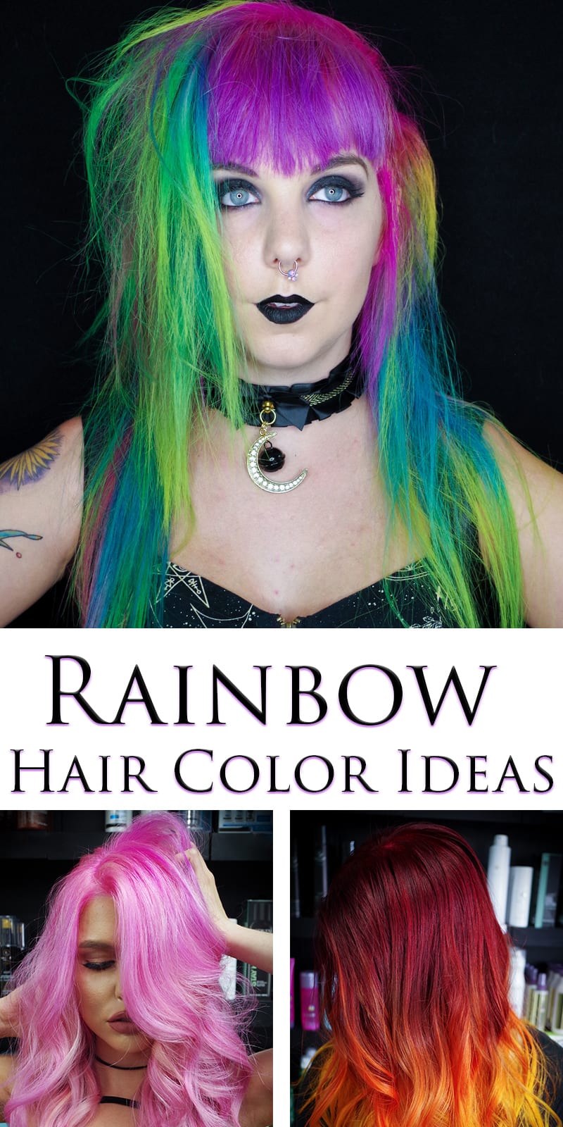 Rainbow Hair Color Ideas with Christian