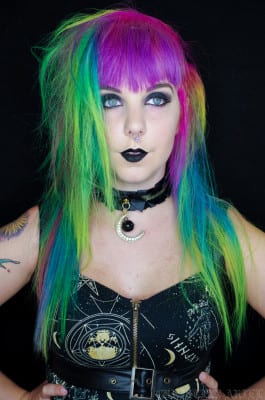 Rainbow Hair Color Ideas with Christian - Neon Rainbow Hair