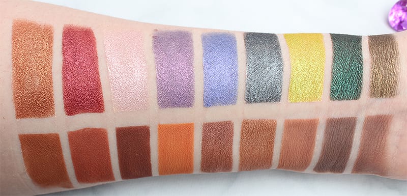 Makeup Geek Fall 2016 Collection Swatches and Review
