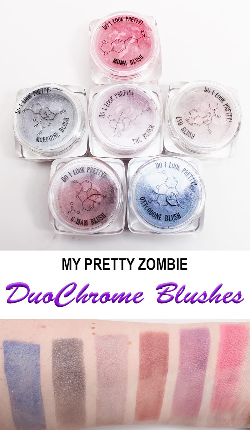 My Pretty Zombie Duochrome Blushes Swatches