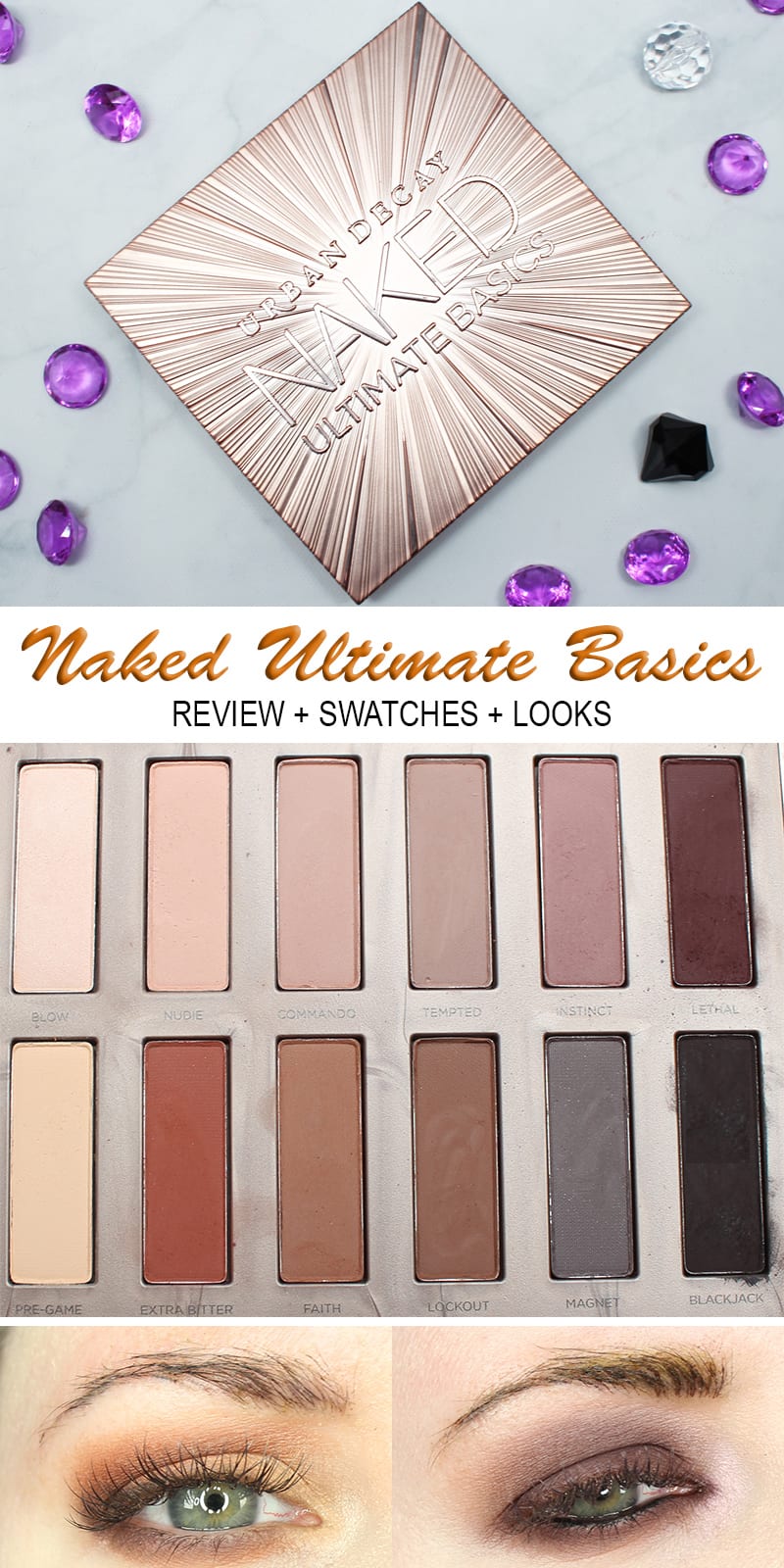 naked basics palette swatches
