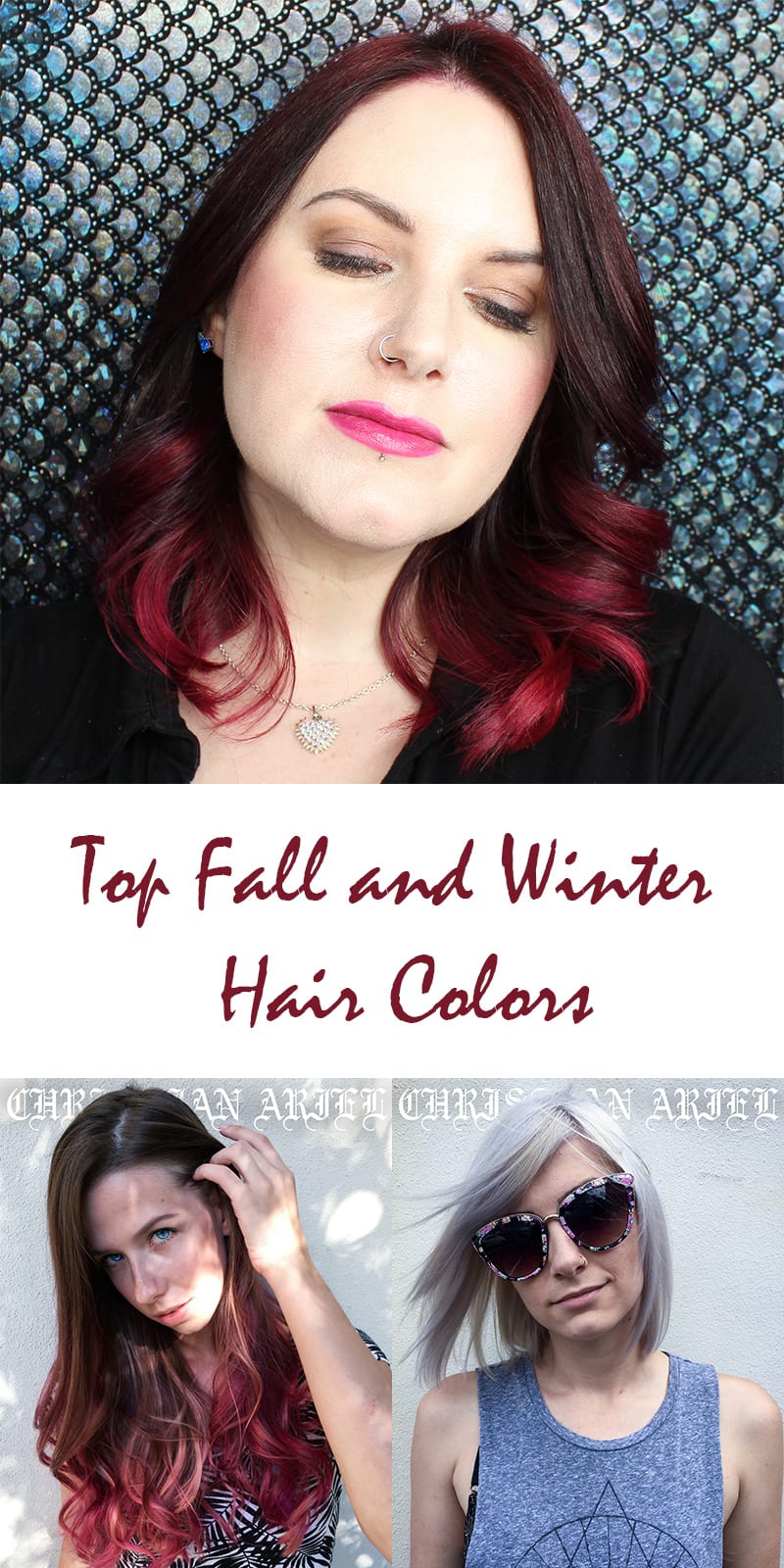 Top Fall and Winter Hair Colors
