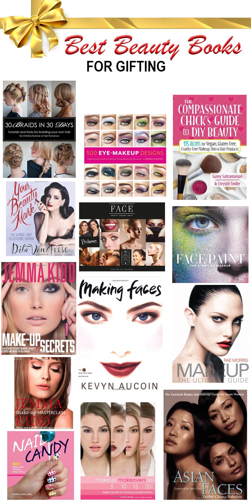 13 Best Beauty Books for Gifting for the Holidays - Makeup, Hair & Nails
