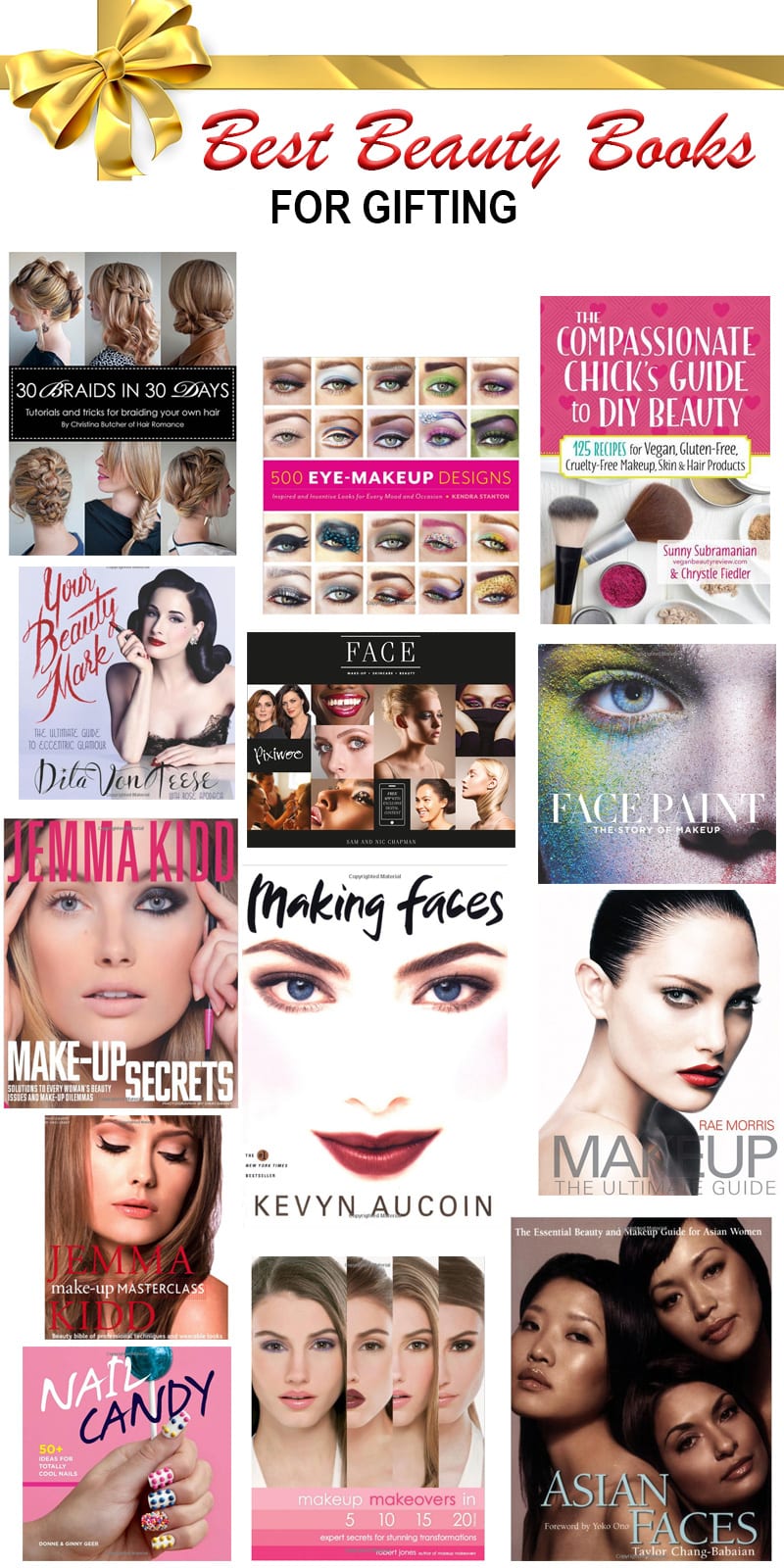 13 Beauty Books for Gifting for the Holidays - Makeup, Hair & Nails