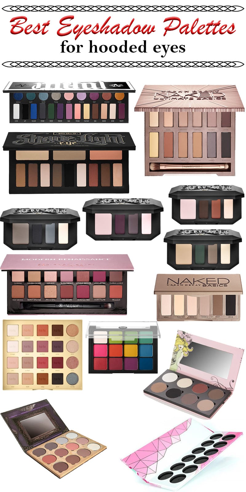 best eyeshadow palettes for hooded eyes 16 of the best