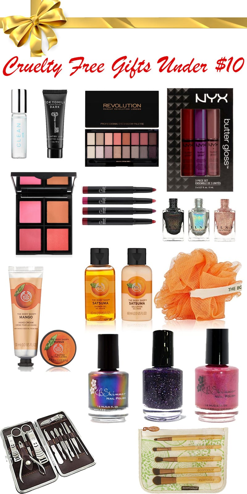 Cruelty Free Gifts Under $10