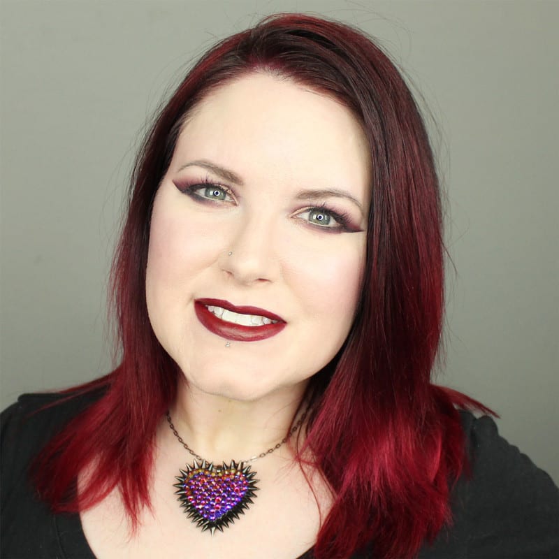 Kat Von D MetalMatte Smoky Cranberry Cruelty-Free Tutorial