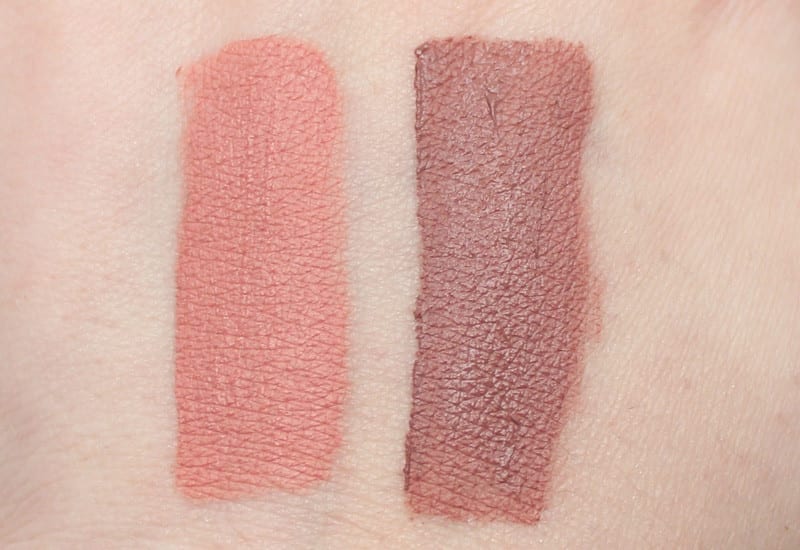 Tarte Namaste vs. Texas Toast Swatches