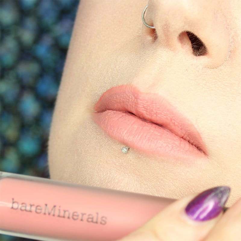 bareMinerals Gen Nude Lipsticks - Cookie Matte Liquid Lipcolor swatch