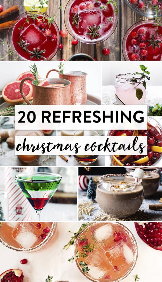 20 Refreshing Christmas Cocktails to Help You Enjoy Holiday Parties