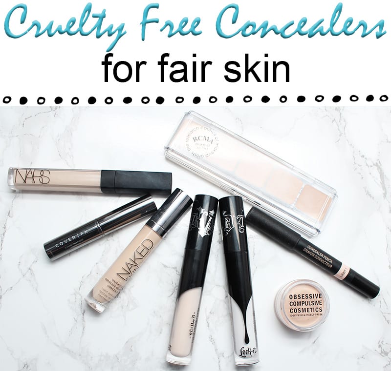 Cruelty Concealers for Skin and Pale Skin