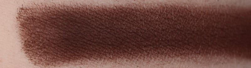 mac brown script swatch