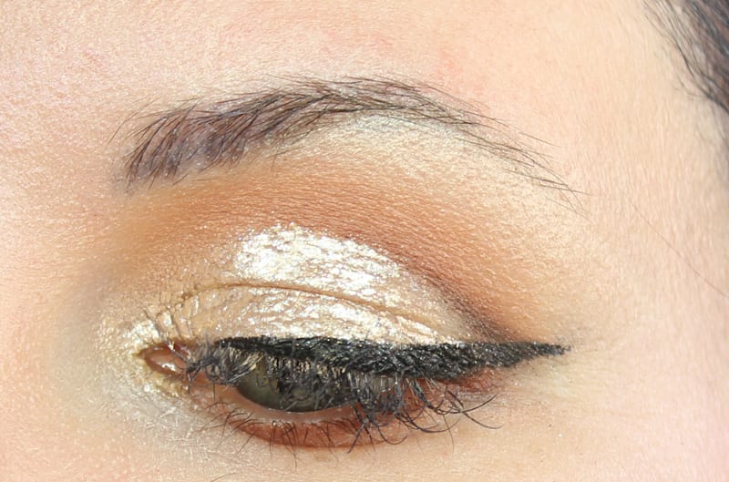 Glam Glitter Cut Crease Winged Liner Tutorial Hooded Eyes