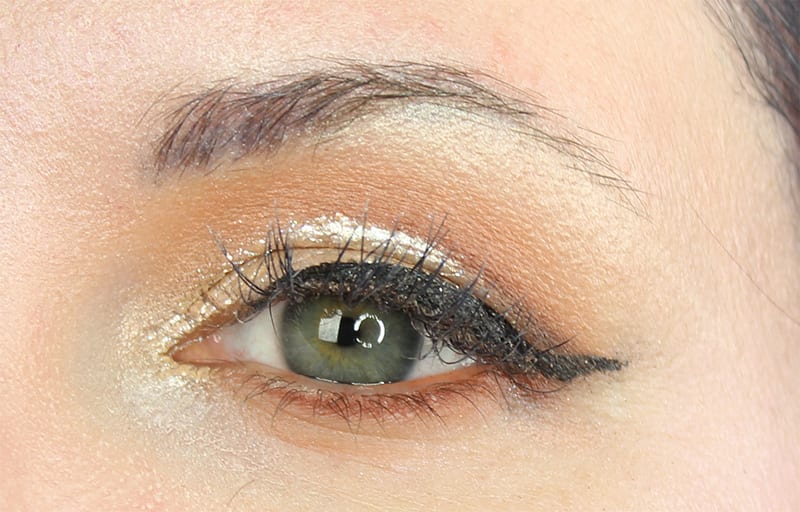 Glam Glitter Cut Crease Winged Liner Tutorial Hooded Eyes