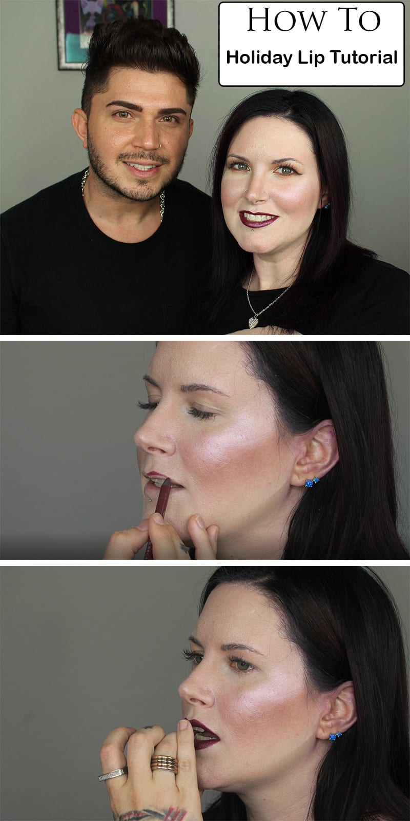 Holiday Lip Tutorial