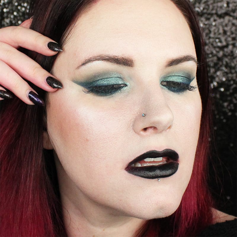 Kat Von D MetalMatte Smoky Teal Cruelty-Free Tutorial