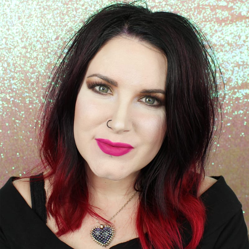 Wearing Makeup Geek Cougar on Pale Skin