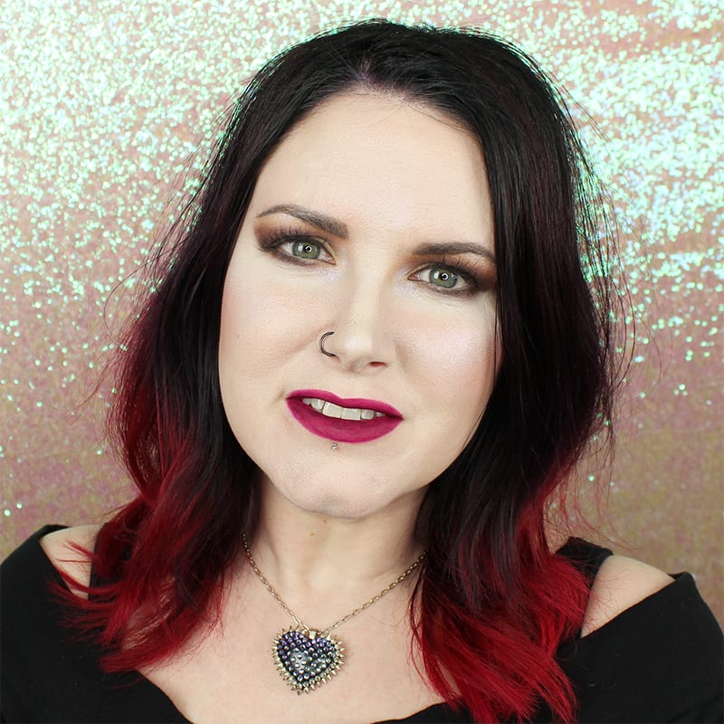 Wearing Makeup Geek Rocker Chick on Pale Skin