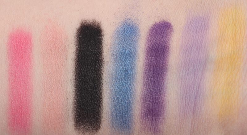 Senna 80's Vivid Excess Palette Swatches Review