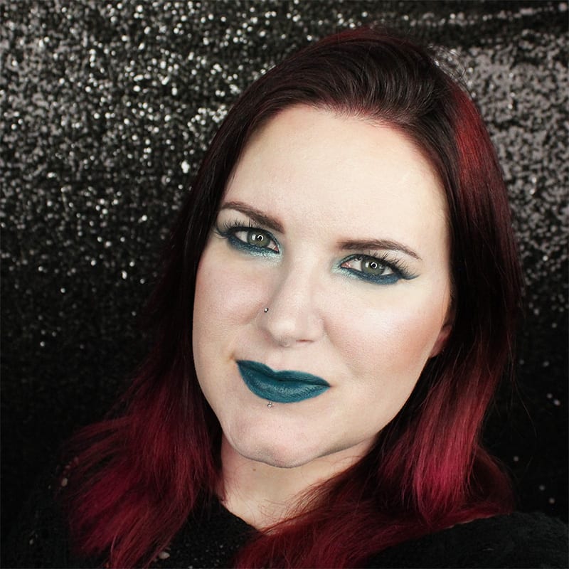 Kat Von D MetalMatte Smoky Teal Cruelty-Free Tutorial