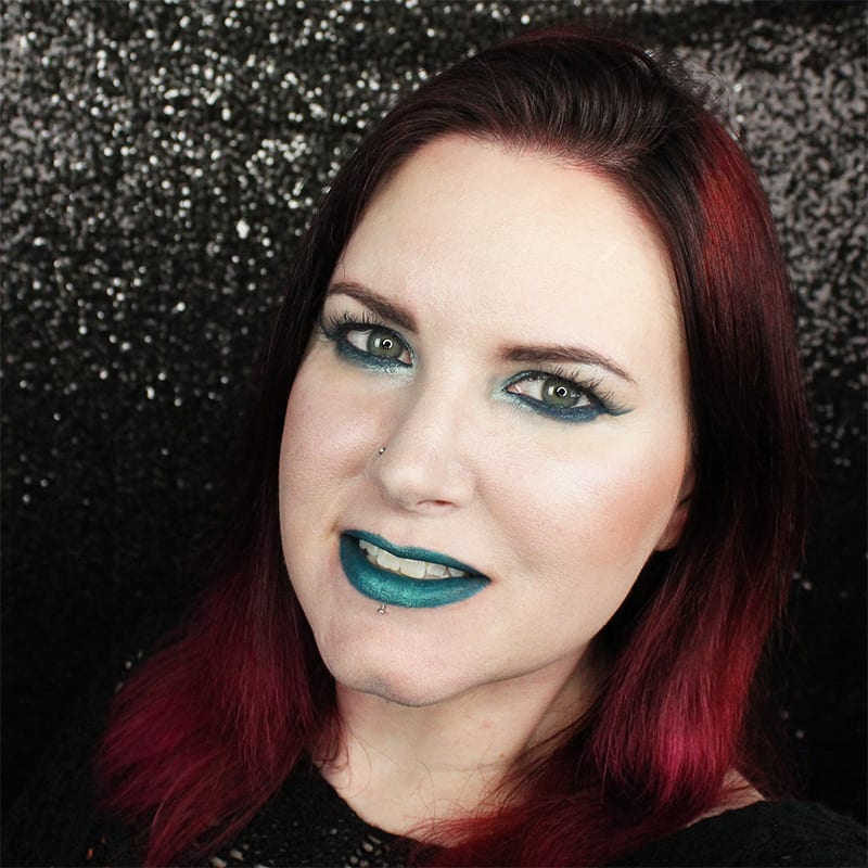 Kat Von D MetalMatte Smoky Teal Cruelty-Free Tutorial