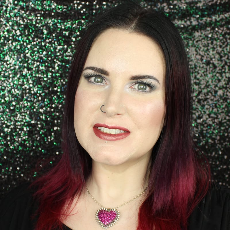 Urban Decay Vice Lipstick Amulet swatch on pale skin