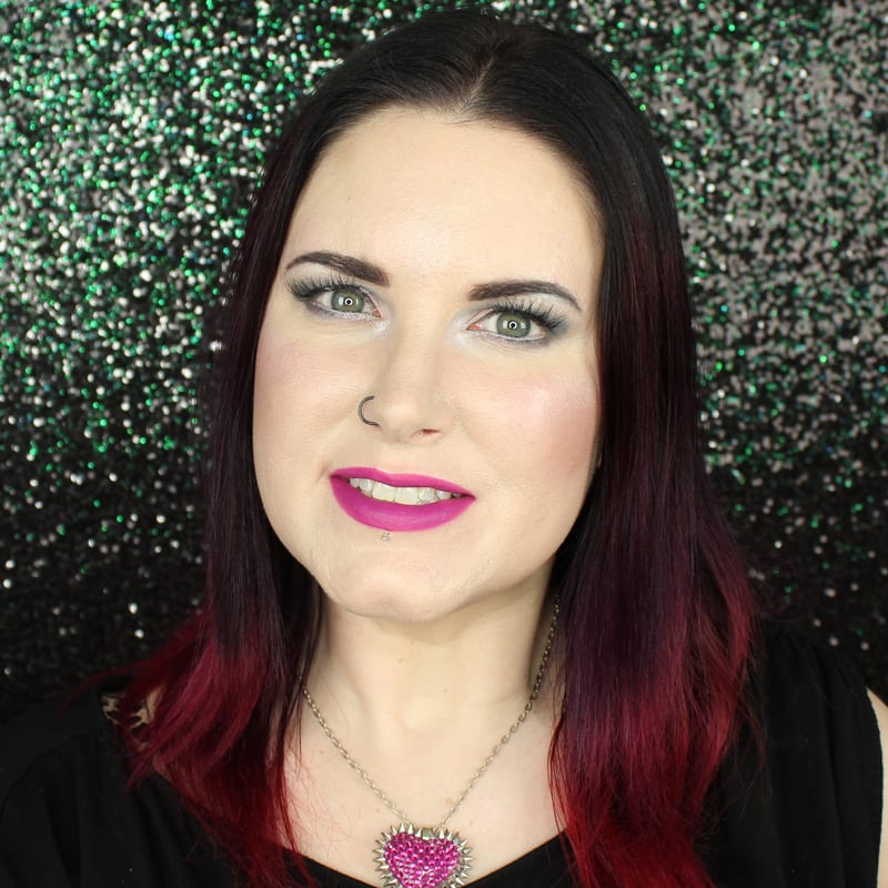 Urban Decay Vice Lipstick Crank swatch on pale skin