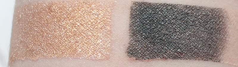 Silk Naturals Glimmer, Evergreen swatches