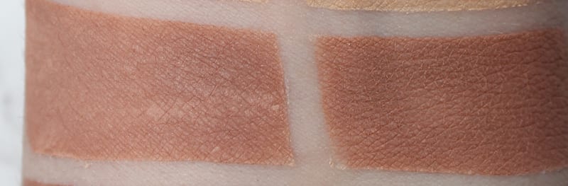 Silk Naturals Latte, dupe for Urban Decay Commando swatch