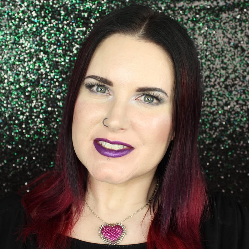 Urban Decay Vice Lipstick Mad swatch on pale skin