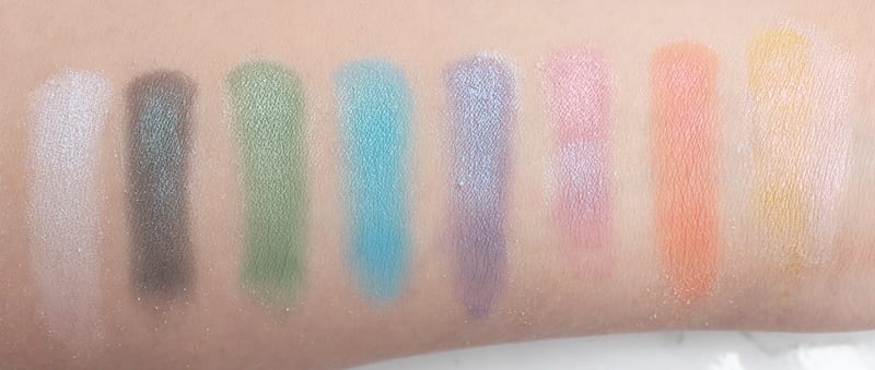 Kat Von D Pastel Goth Palette Review, Live Swatches, Look, plus layering tutorial with the Alchemist Palette. Both palettes are vegan!