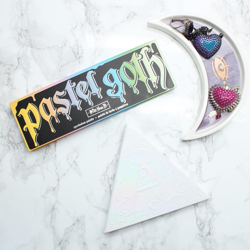 Kat Von D Pastel Goth Palette Review, Live Swatches on Pale Skin