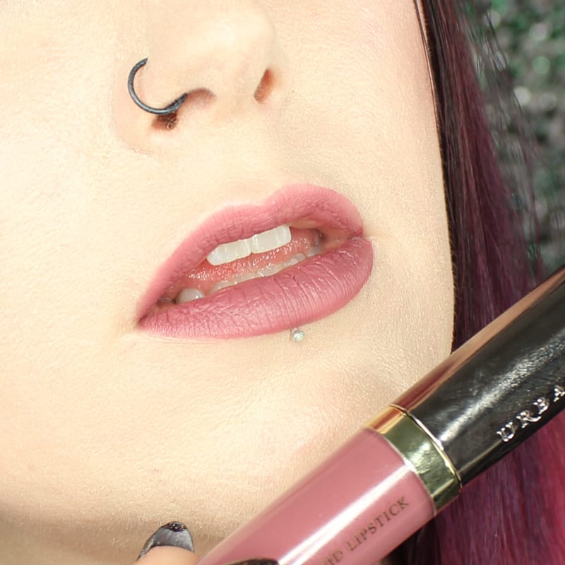 Urban Decay Vice Lipstick Rapture swatch on pale skin
