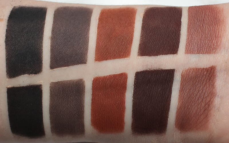 Silk Naturals Bare Necessities Matte3 Palette swatches