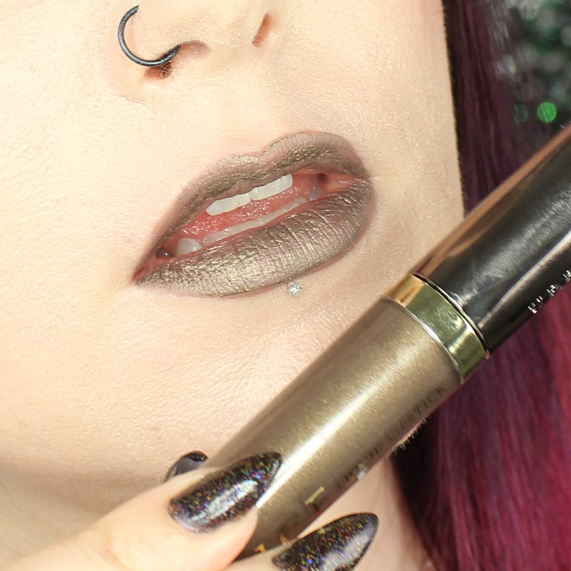 Urban Decay Vice Lipstick Studded swatch on pale skin