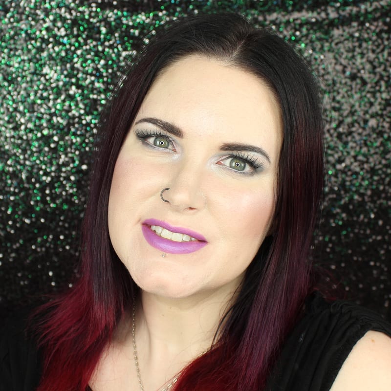 Urban Decay Vice Lipstick Twitch swatch on pale skin