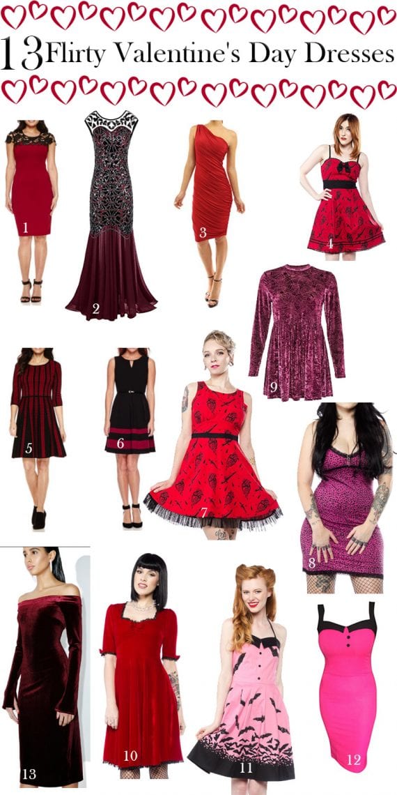 13 Flirty Valentine's Day Dresses Under 100 Alternative & Gothic Fashion