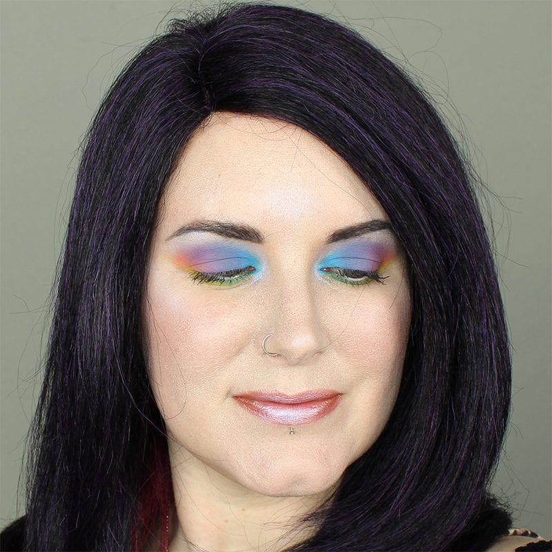 Kat Von D Pastel Goth Rainbow Tutorial
