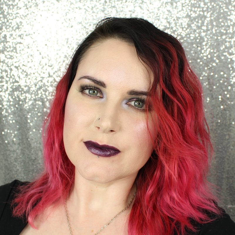 Makeup Geek Foiled Lip Gloss in Backstage swatch