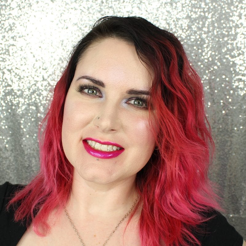 Makeup Geek Foiled Lip Gloss in Groupie swatch