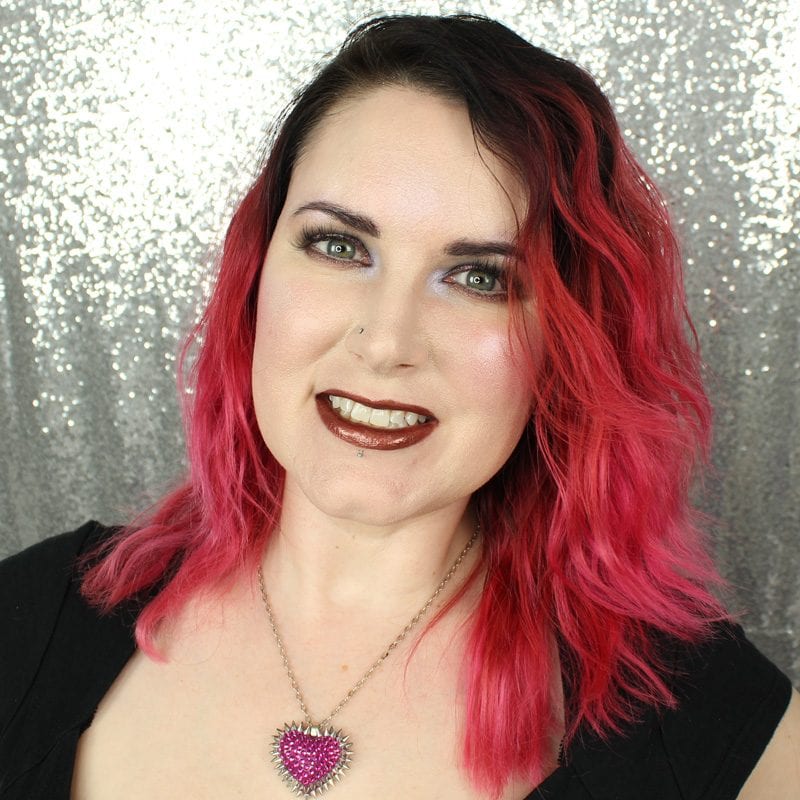 Makeup Geek Foiled Lip Gloss in Headliner swatch