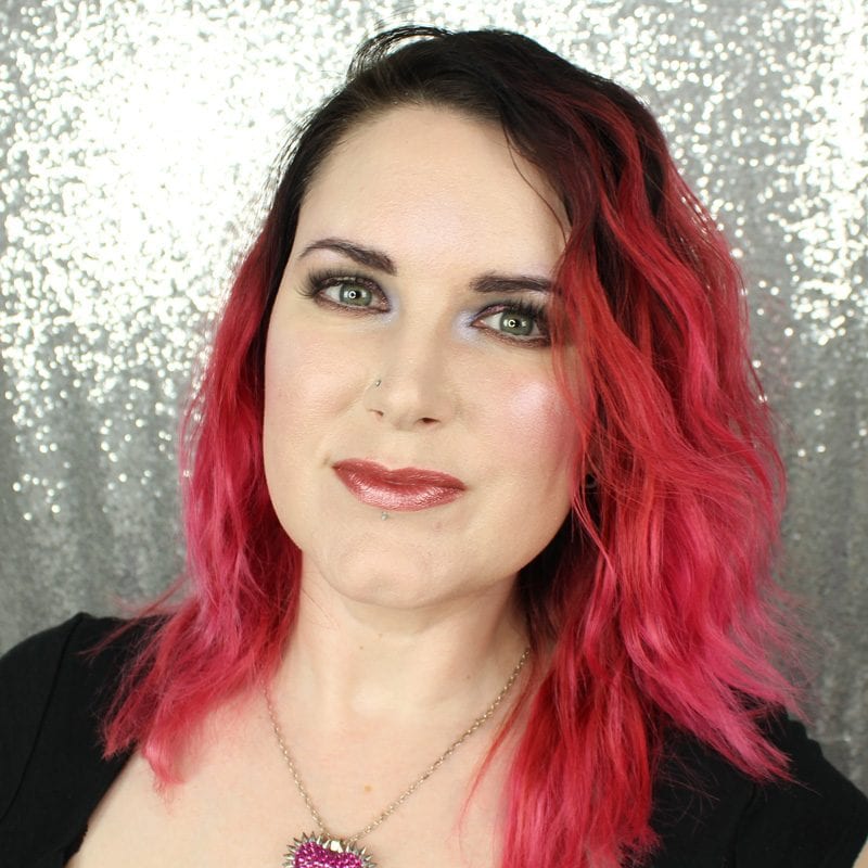 Makeup Geek Foiled Lip Gloss in Set List swatch