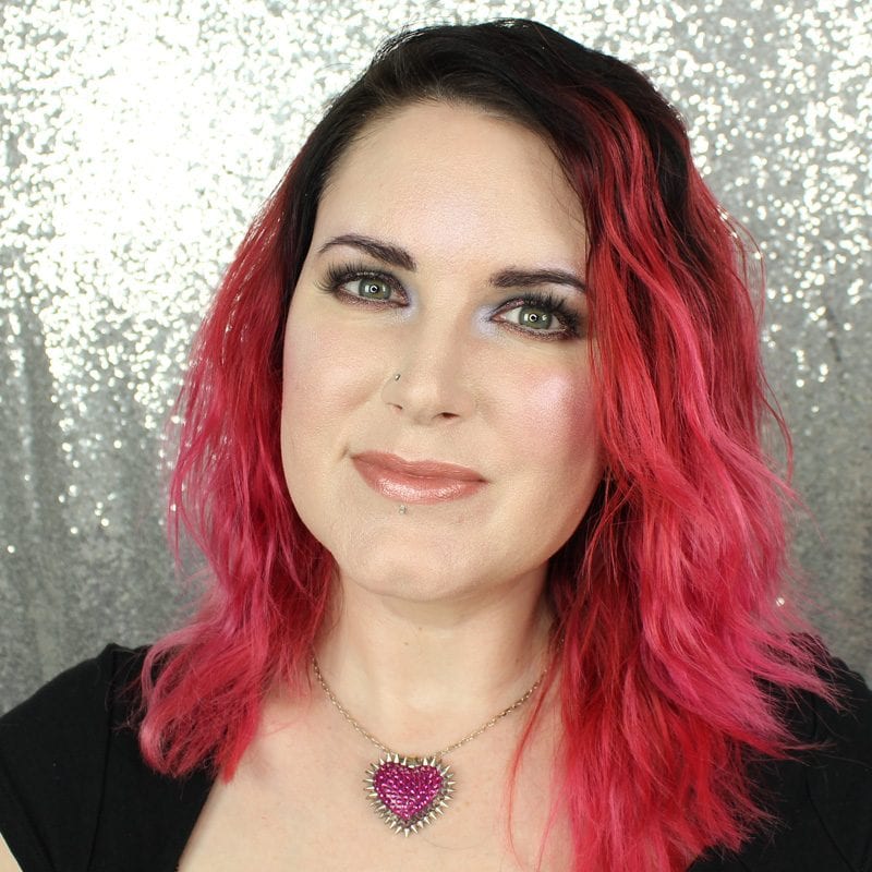 Makeup Geek Foiled Lip Gloss in VIP swatch